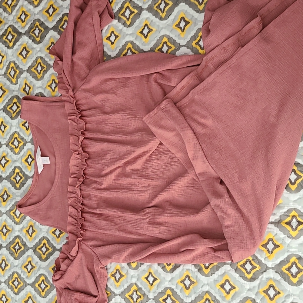 Lauren Conrad off the shoulder pink dress, small, never worn